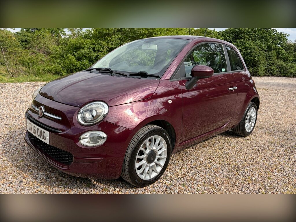 Fiat 500 1.2 Eco Pop Star Euro 6 Ss OV16OMG Red #2