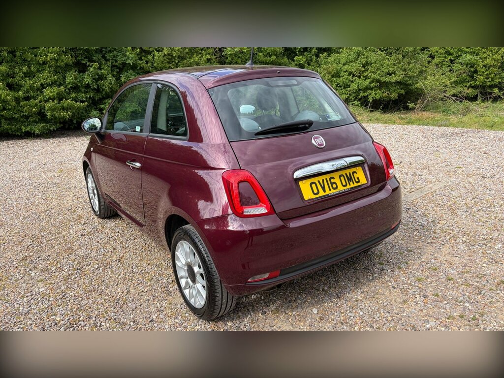 Fiat 500 1.2 Eco Pop Star Euro 6 Ss OV16OMG Red #4