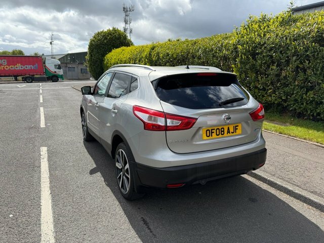 Nissan Qashqai Dci Tekna Suv OF08AJF Silver #4