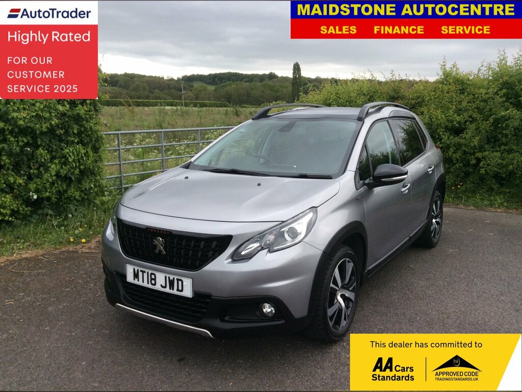 Peugeot 2008 1.2 Puretech Gt Line Suv Eat Euro 6 S Grey