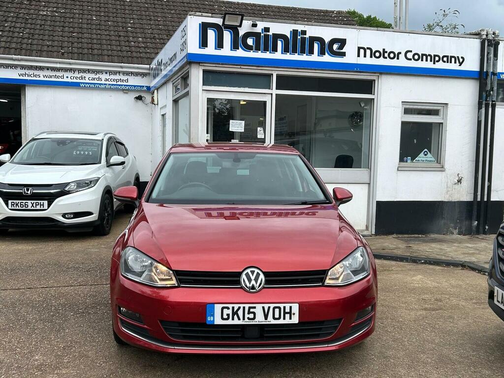 Volkswagen Golf Hatchback 2.0 Tdi Bluemotion Tech Gt Euro 5 Ss GK15VOH Red #4