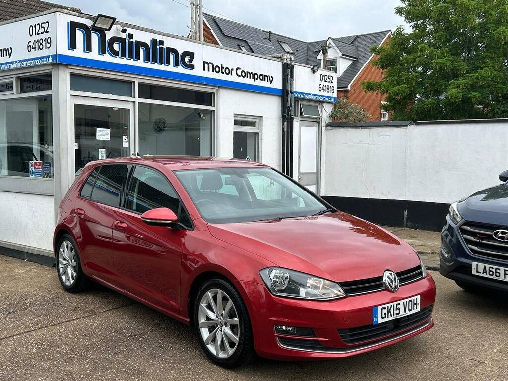 Volkswagen Golf Hatchback 2.0 Tdi Bluemotion Tech Gt Euro 5 Ss GK15VOH Red #2