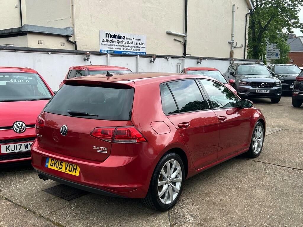 Volkswagen Golf Hatchback 2.0 Tdi Bluemotion Tech Gt Euro 5 Ss GK15VOH Red #6