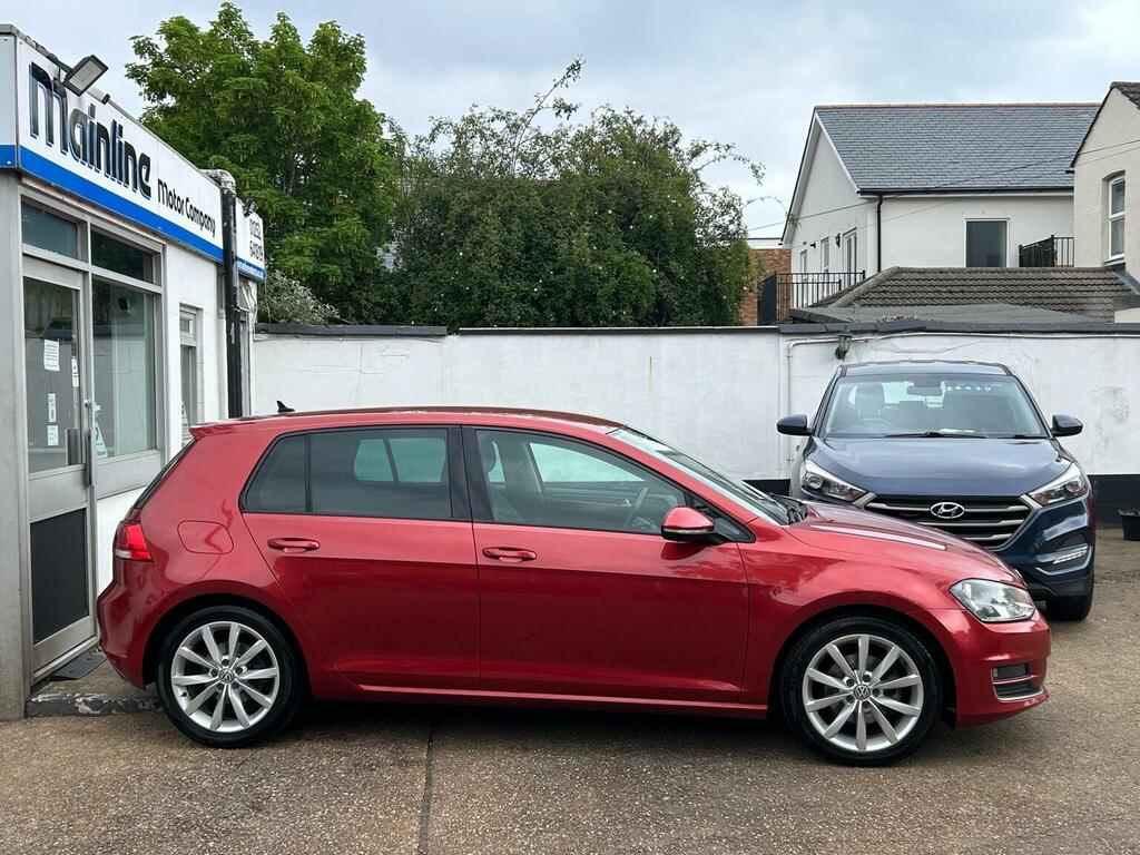 Volkswagen Golf Hatchback 2.0 Tdi Bluemotion Tech Gt Euro 5 Ss GK15VOH Red #3