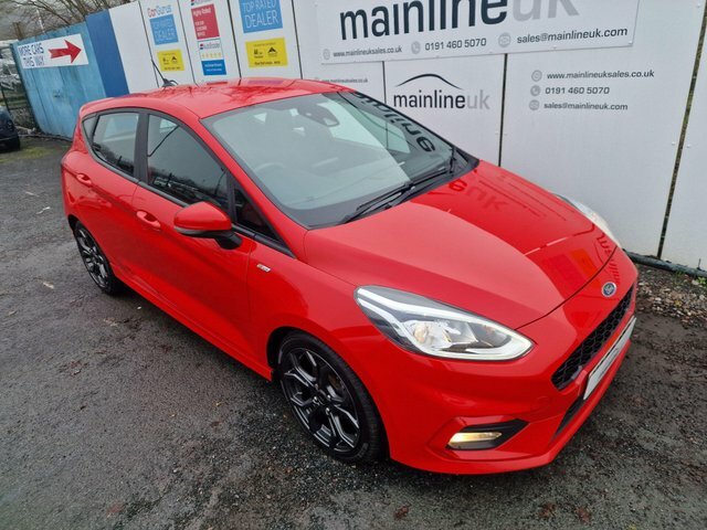 Ford Fiesta 1.0T Ecoboost St-line Euro 6 S S NA69OZS Red #5
