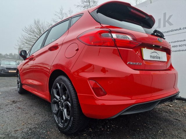 Ford Fiesta 1.0T Ecoboost St-line Euro 6 S S NA69OZS Red #4