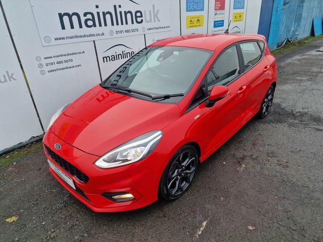 Ford Fiesta 1.0T Ecoboost St-line Euro 6 S S NA69OZS Red #3
