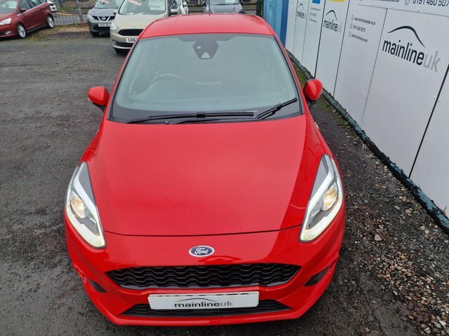 Ford Fiesta 1.0T Ecoboost St-line Euro 6 S S NA69OZS Red #2