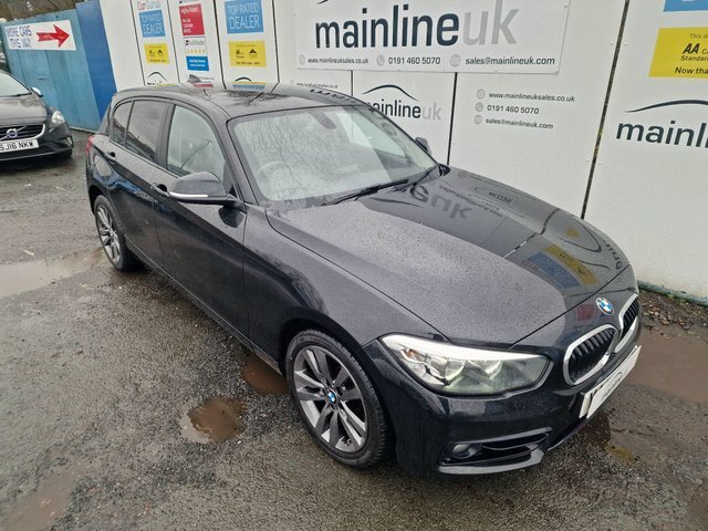 BMW 1 Series 2.0 118D Sport Euro 6 S S YA68NMF Black #5