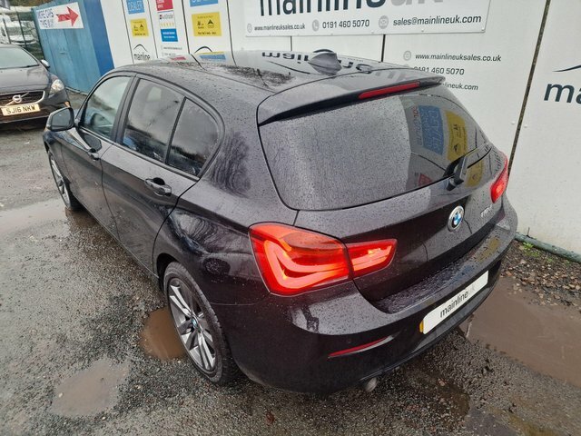 BMW 1 Series 2.0 118D Sport Euro 6 S S YA68NMF Black #4