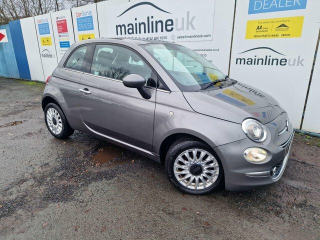 Fiat 500 1.2 Lounge Euro 6 S S WP67EHS Grey #5