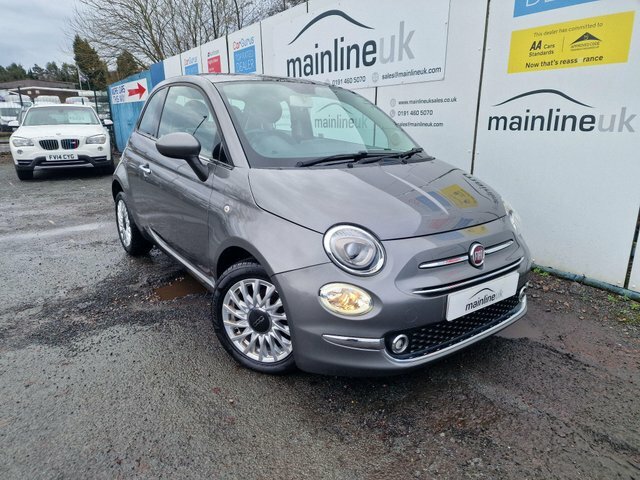Fiat 500 1.2 Lounge Euro 6 S S WP67EHS Grey #6