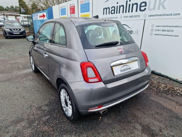 Fiat 500 1.2 Lounge Euro 6 S S WP67EHS Grey #3