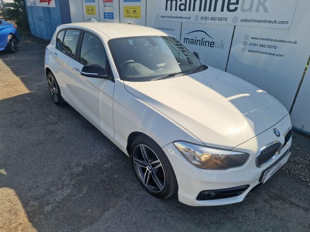 BMW 1 Series 2.0 118D Sport Euro 6 S S SA67PDX White #5