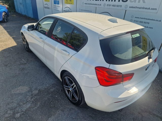 BMW 1 Series 2.0 118D Sport Euro 6 S S SA67PDX White #4