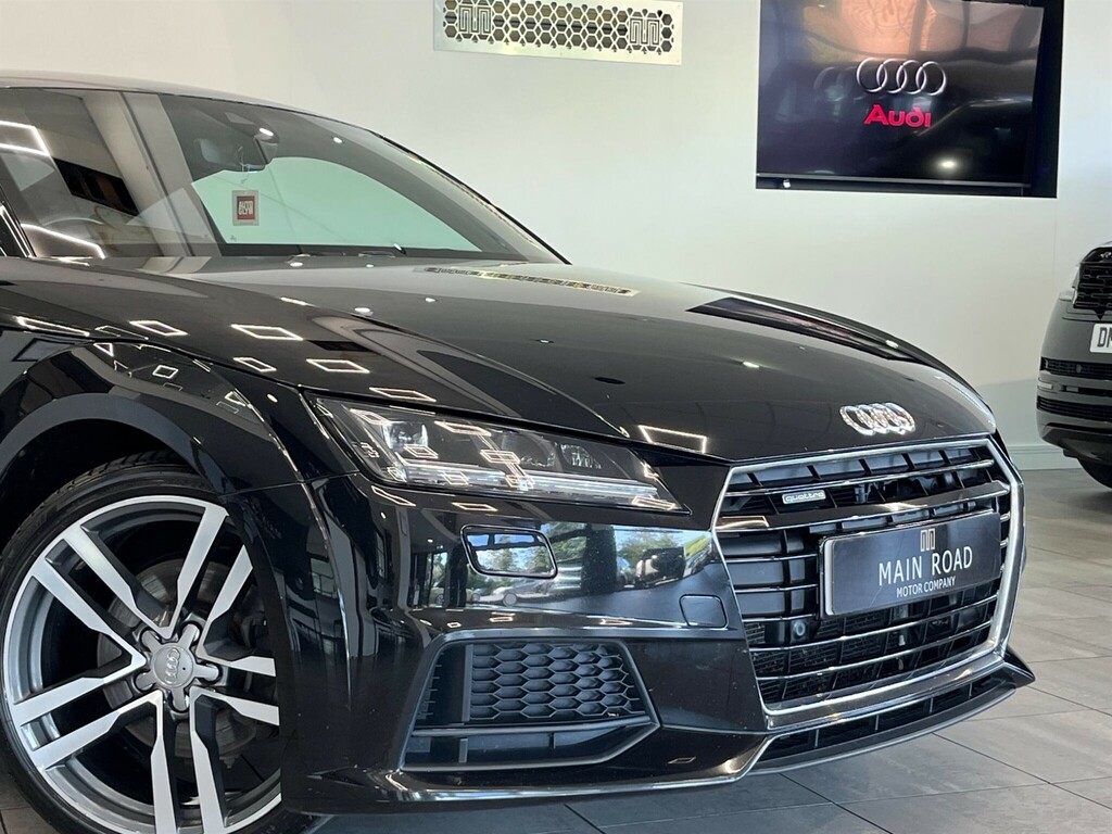 Audi TT 2.0 Tfsi S Line S Tronic Quattro Euro 6 Ss KU18RUH Black #4