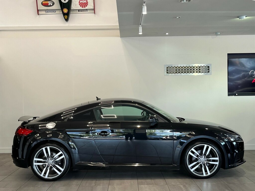 Audi TT 2.0 Tfsi S Line S Tronic Quattro Euro 6 Ss KU18RUH Black #6