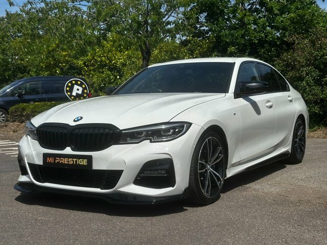 BMW 3 Series Saloon YH20FJK White #3