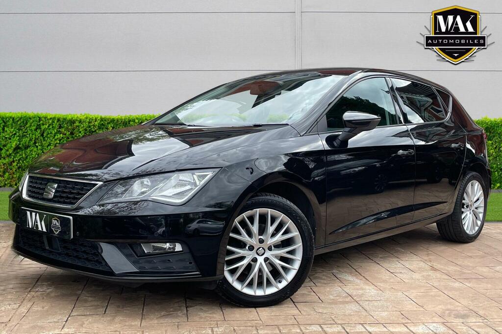 Seat Leon Hatchback 1.6 Tdi Se Dynamic Euro 6 Ss 202 SA20VPX Black #3