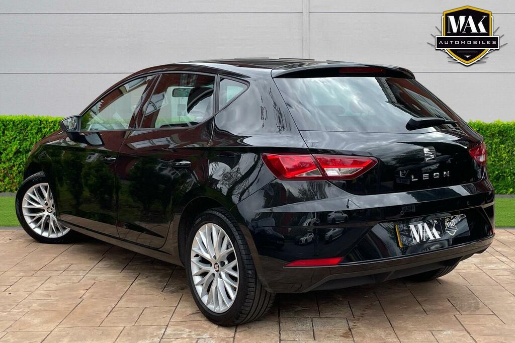 Seat Leon Hatchback 1.6 Tdi Se Dynamic Euro 6 Ss 202 SA20VPX Black #5