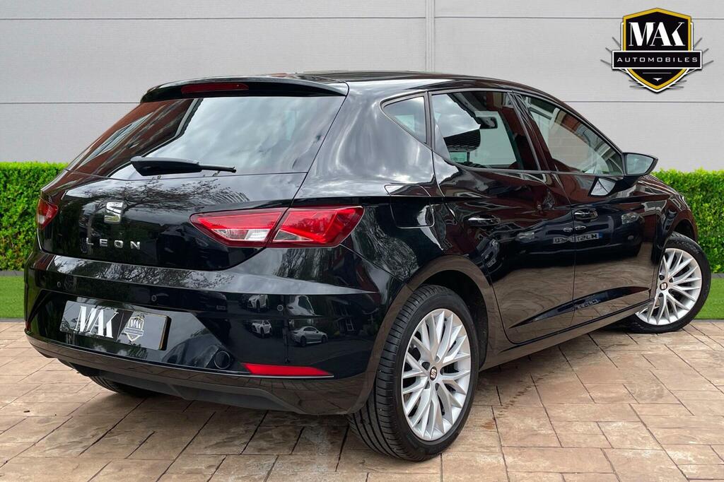Seat Leon Hatchback 1.6 Tdi Se Dynamic Euro 6 Ss 202 SA20VPX Black #4