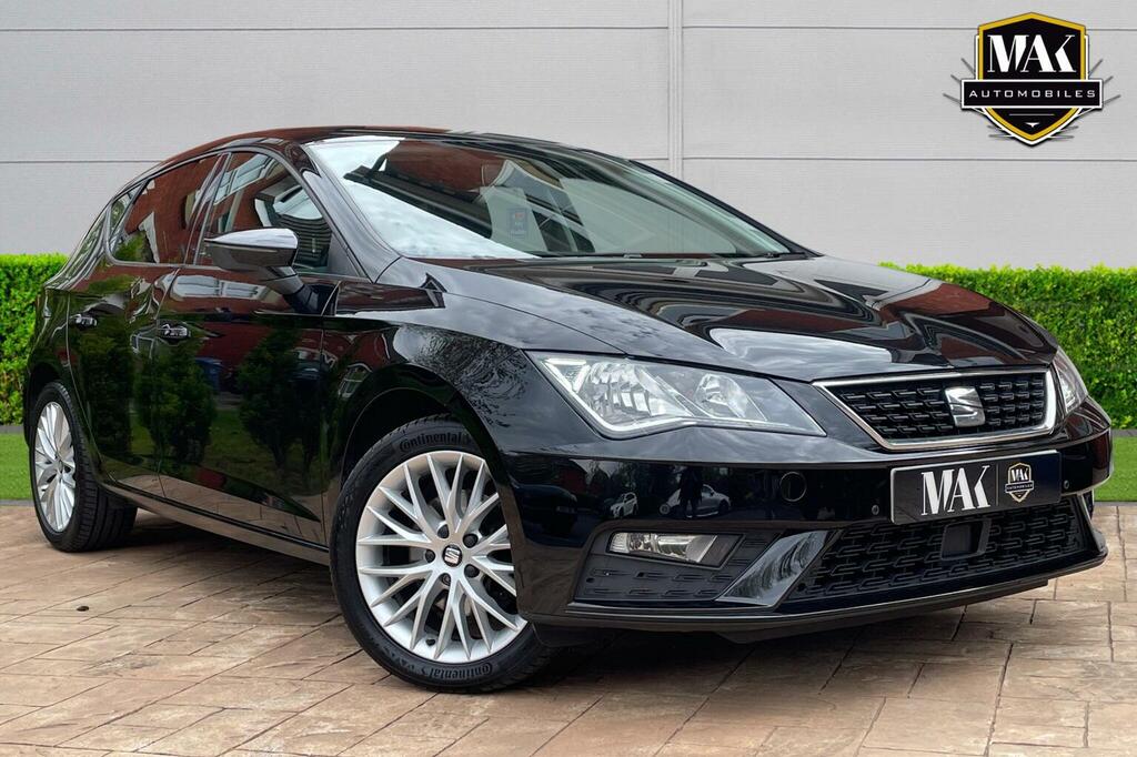Seat Leon Hatchback 1.6 Tdi Se Dynamic Euro 6 Ss 202 SA20VPX Black #2