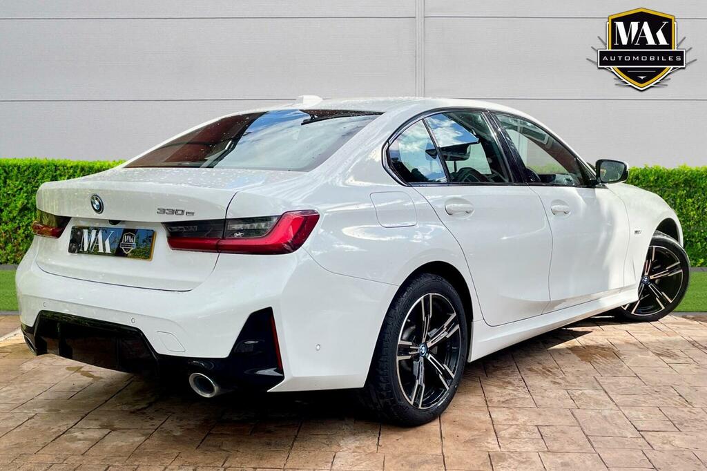 BMW 3 Series Saloon 2.0 330E 12Kwh M Sport Euro 6 Ss KR72OPO White #4