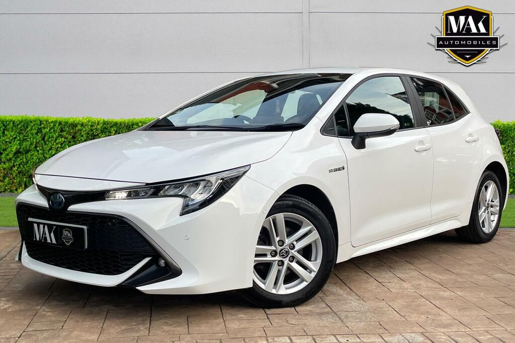 Toyota Corolla Hatchback 1.8 Vvt-h Icon Tech Cvt Euro 6 Ss ML71LJX White #3