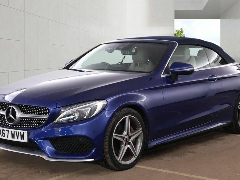 Mercedes-Benz C Class C220d Amg Line Blue #4