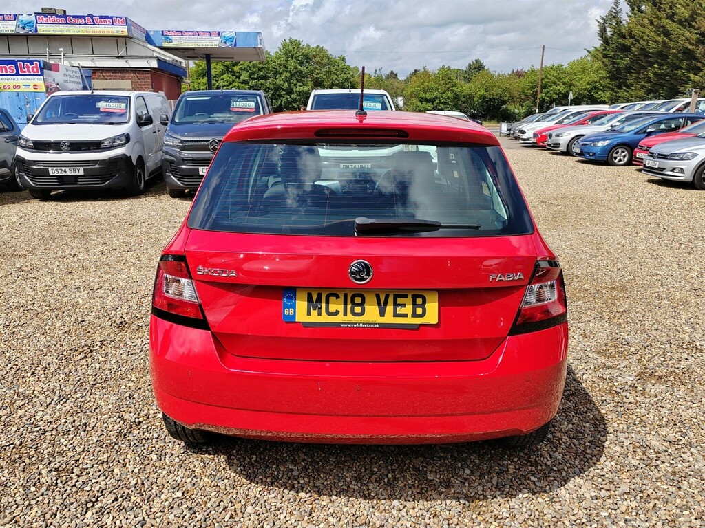 Skoda Fabia 1.0 Tsi Se Dsg Euro 6 Ss MC18VEB Red #4