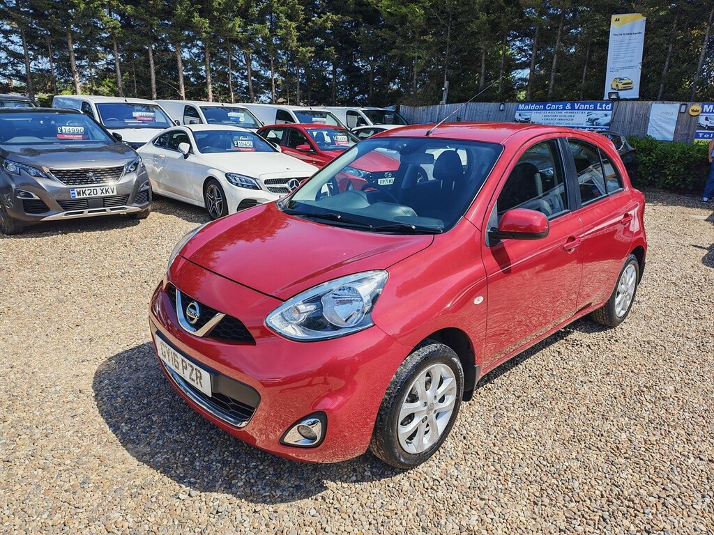 Nissan Micra 1.2 Acenta Cvt Euro 6 Red