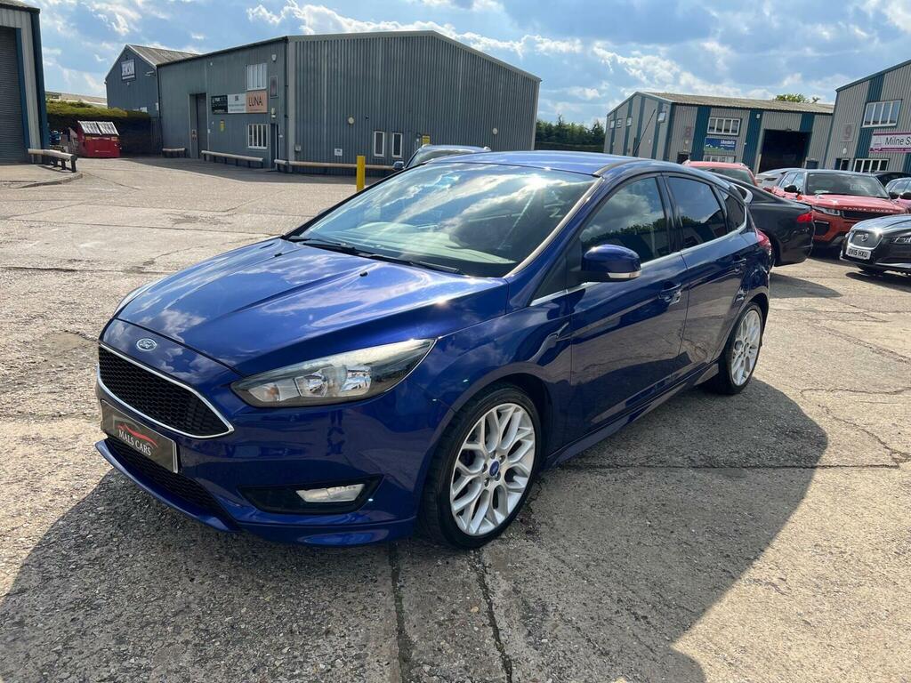 Ford Focus Hatchback 1.5 Tdci Zetec S Euro 6 Ss 2015 MT65VNY Blue #2