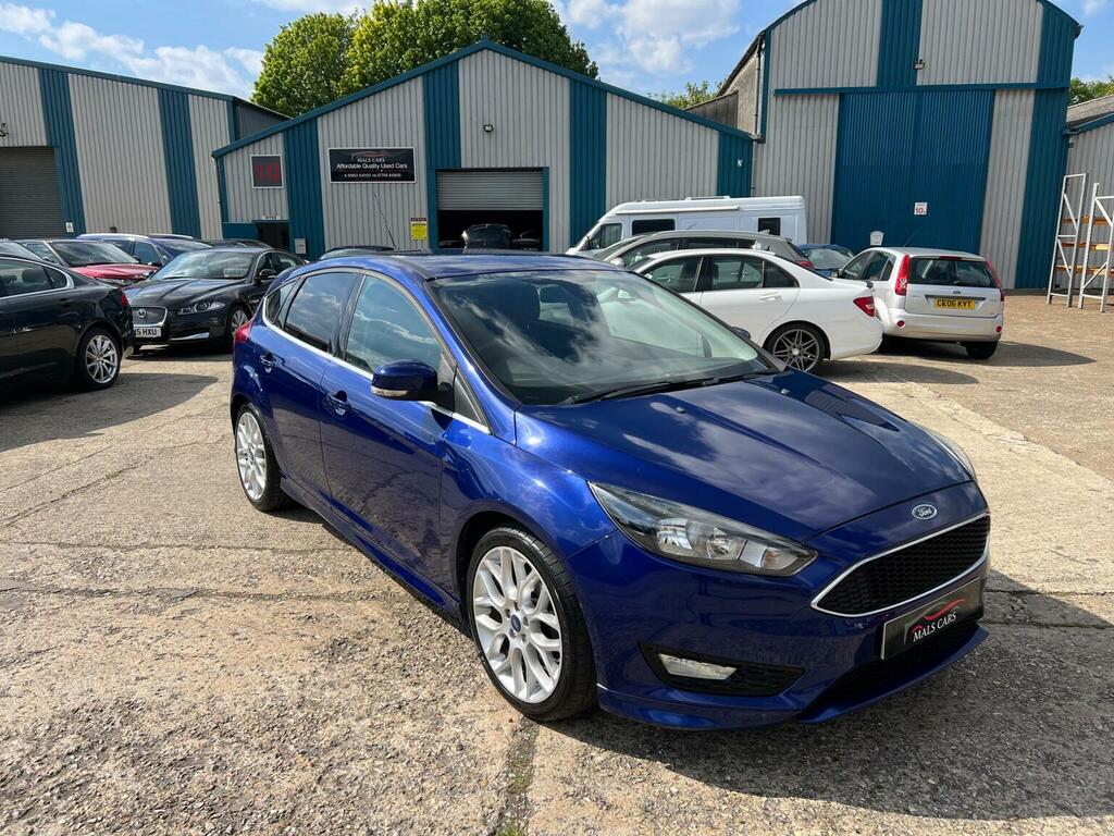 Ford Focus Hatchback 1.5 Tdci Zetec S Euro 6 Ss 2015 Blue