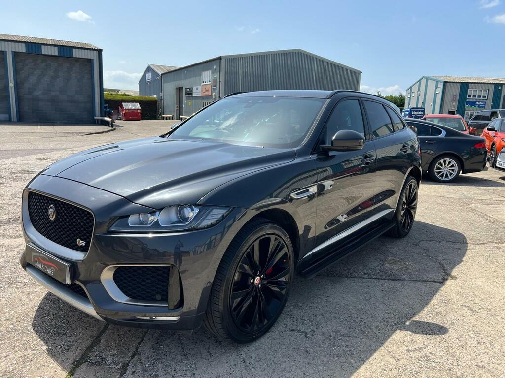 Jaguar F-Pace Suv 3.0 D300 V6 S Awd Euro 6 Ss 2017 SG17VLU Grey #2