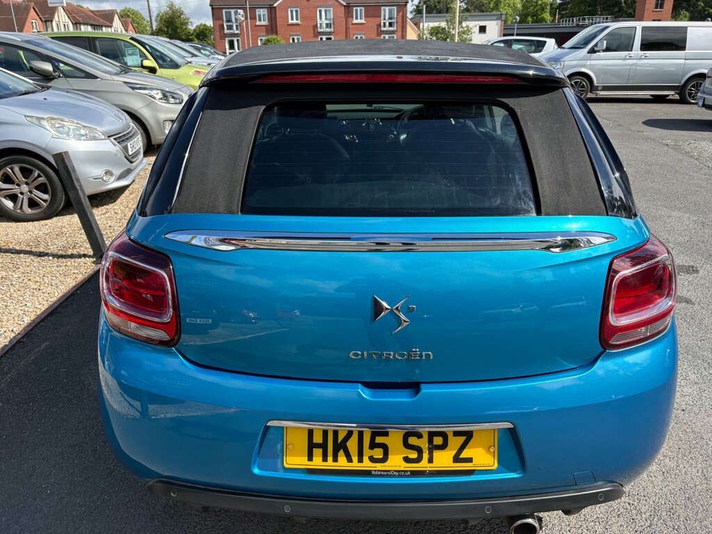 Citroen Ds3 Cabrio 1.2 Puretech Dstyle Plus Convertible Ma HK15SPZ Blue #3