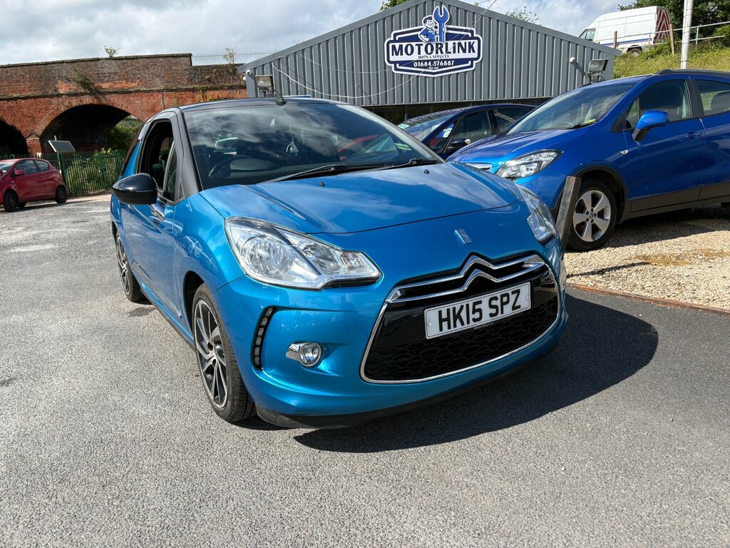 Citroen Ds3 Cabrio 1.2 Puretech Dstyle Plus Convertible Ma Blue