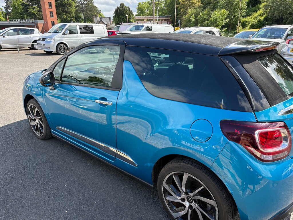 Citroen Ds3 Cabrio 1.2 Puretech Dstyle Plus Convertible Ma HK15SPZ Blue #4