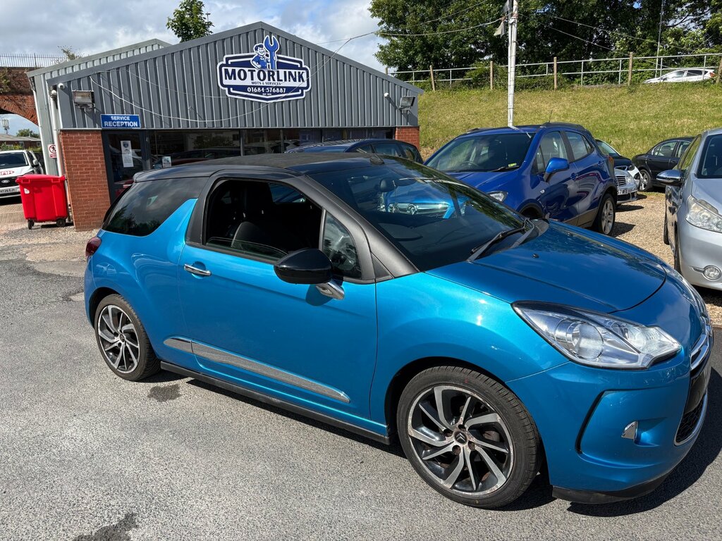 Citroen Ds3 Cabrio 1.2 Puretech Dstyle Plus Convertible Ma HK15SPZ Blue #2