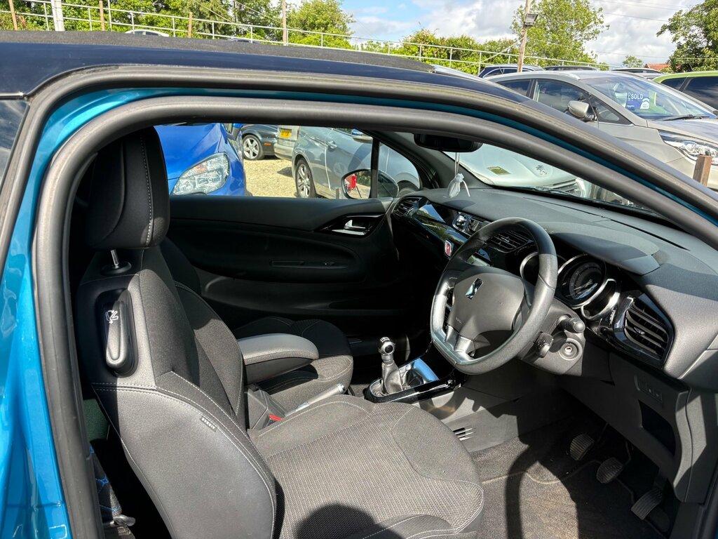 Citroen Ds3 Cabrio 1.2 Puretech Dstyle Plus Convertible Ma HK15SPZ Blue #6