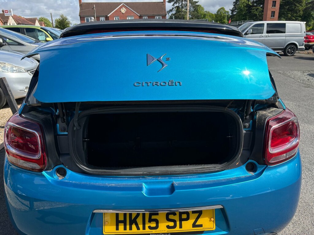 Citroen Ds3 Cabrio 1.2 Puretech Dstyle Plus Convertible Ma HK15SPZ Blue #5