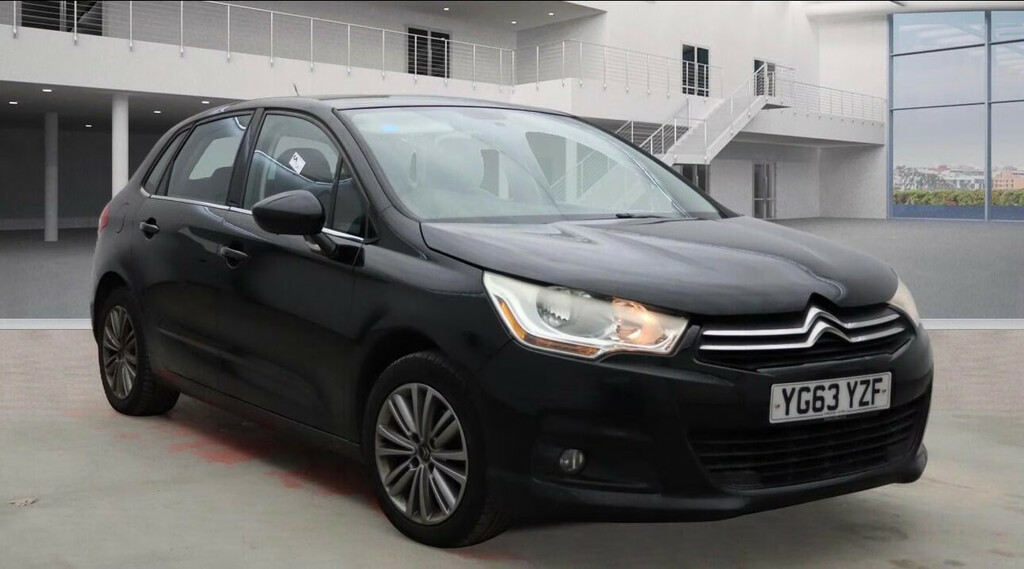 Citroen C4 1.6 Hdi Vtr Hatchback YG63YZF Black #2