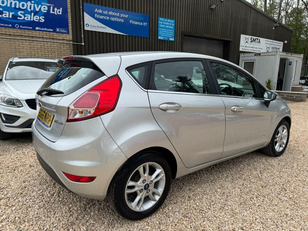 Ford Fiesta Hatchback 1.25 Zetec Euro 6 201666 SG66NRO Silver #4