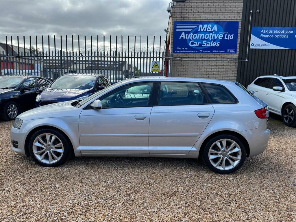 Audi A3 Hatchback 2.0 Tdi Sport Sportback Euro 5 Ss SG62HHW Silver #6