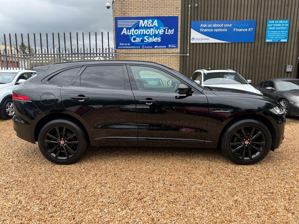 Jaguar F-Pace Suv 2.0 D180 Chequered Flag Awd Euro 6 Ss SG69UGO Black #6