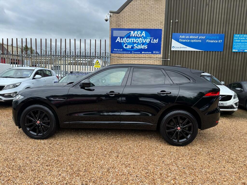 Jaguar F-Pace Suv 2.0 D180 Chequered Flag Awd Euro 6 Ss SG69UGO Black #5