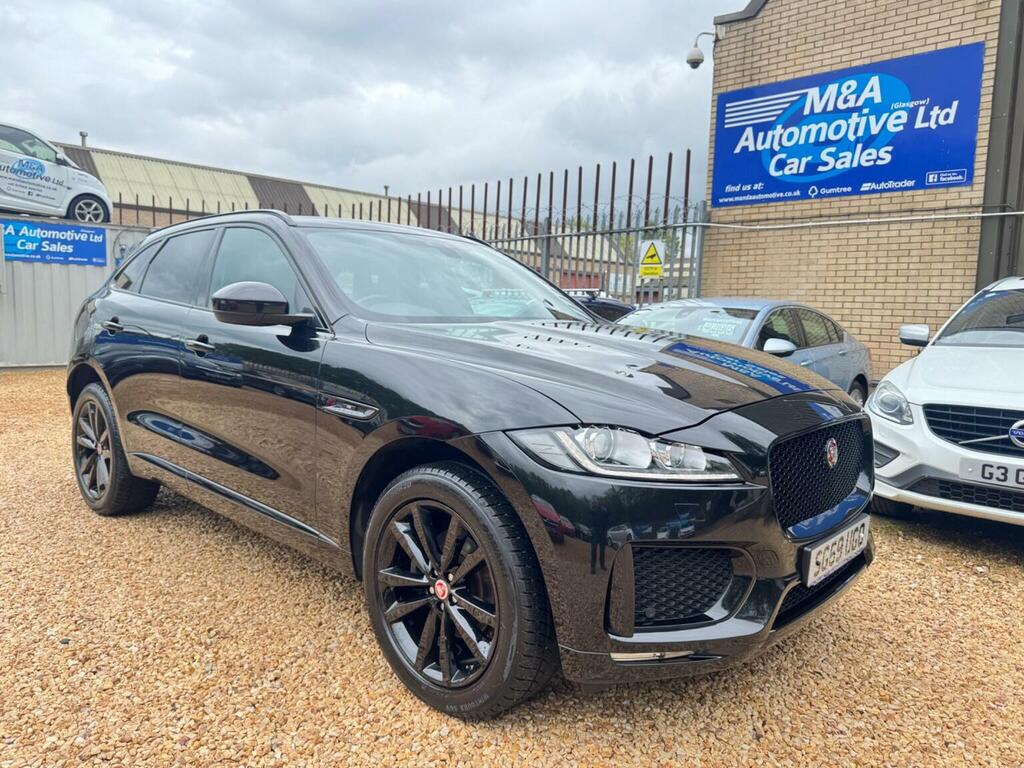 Jaguar F-Pace Suv 2.0 D180 Chequered Flag Awd Euro 6 Ss SG69UGO Black #4