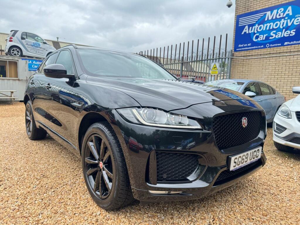 Jaguar F-Pace Suv 2.0 D180 Chequered Flag Awd Euro 6 Ss Black