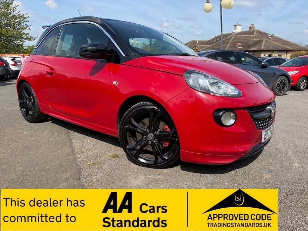 Vauxhall Adam 1.4I Turbo S Euro 6 S S Red