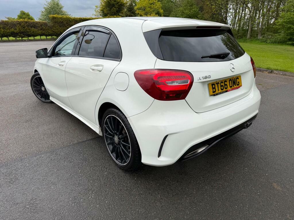 Mercedes-Benz A Class 1.6 A180 Amg Line Euro 6 S S BT66OMG White #4