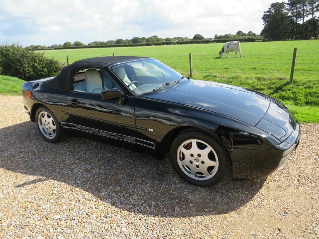 Porsche 944 S2 3 Litre Convertible Black #4